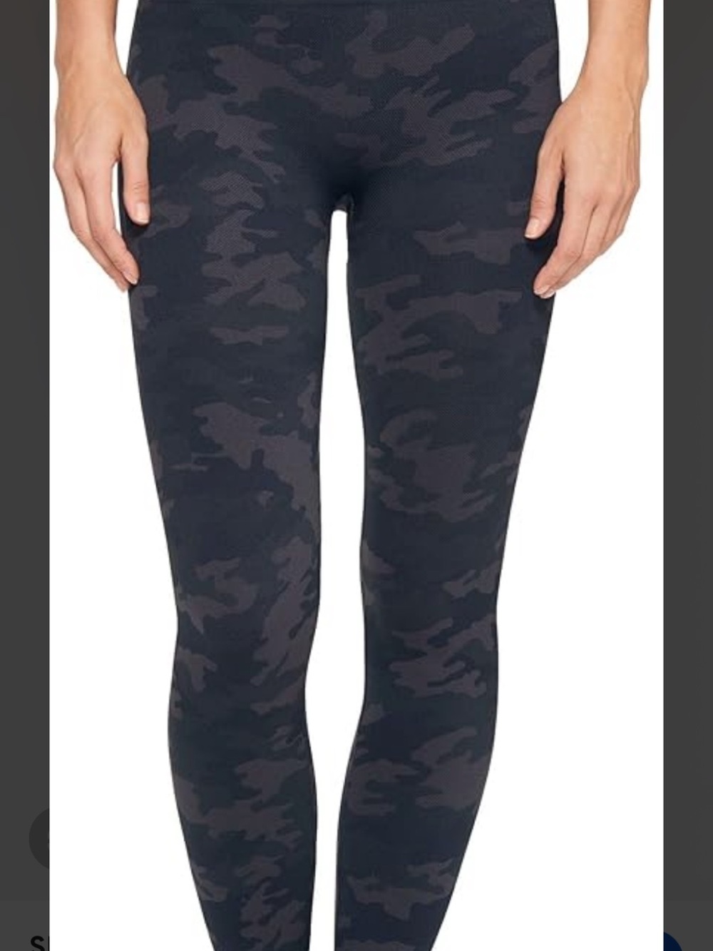 SPANX Black Camo Sculpting Leggings